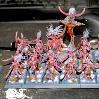 Slaanesh Daemonettes by Ikaro