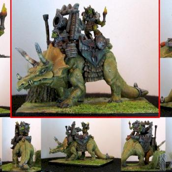 Hartha the Death Machine Orc Triceratops by 5-13 Studios