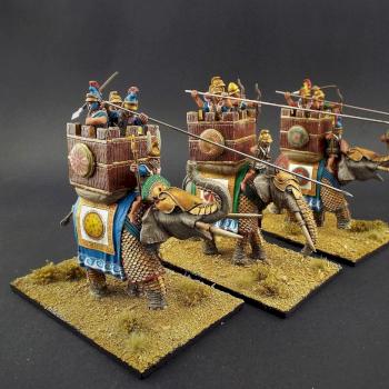 28mm Successor/Seleucid (Armoured Elephants) by avalonindustries2040