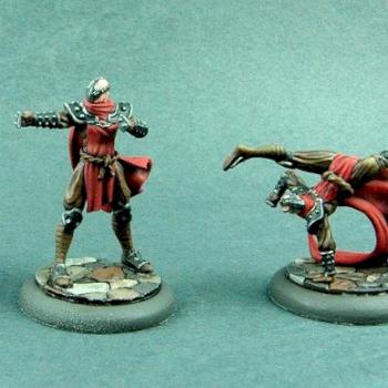 Malifaux - Monks of High River by athelu