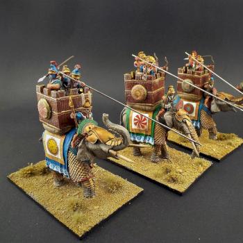 28mm Successor/Seleucid (Armoured Elephants) by avalonindustries2040