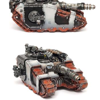 Iron Hands Sicaran Venator tank by thebrushlegion