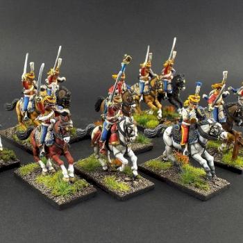 28mm Perry French Hussars 13th Hussar Regiment (Jérôme Napoléon) by avalonindustries2040