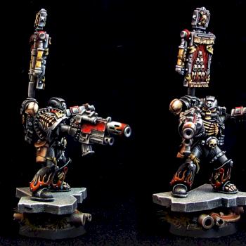 Damned Legionaire Sergeant With Combi-Melta by Sevalsky