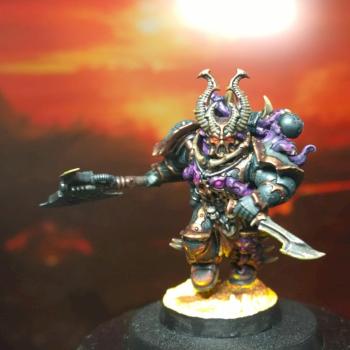 Black Legion Chaos Space Marines Aspiring Champion by Blackmane