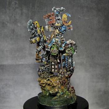 WH40K Orks : Kaptin Badrukk by Shizune