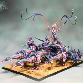 Exalted Seeker chariot of Slaanesh by Umbra Draconis