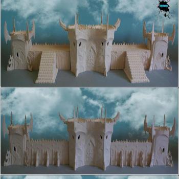 DARK ELF KEEP WALL by Arkady