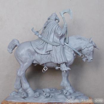 Death Dealer by Frank Frazetta original sculpture by KABUKI MODELS