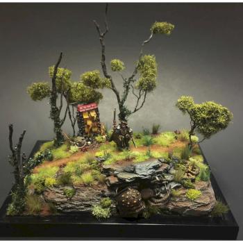 Age of Sigmar Empire Witch Hunter Diorama by tittlemanscrest84