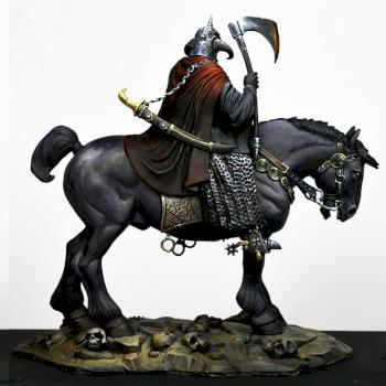 Death Dealer on steed by Frank Frazetta by KABUKI MODELS