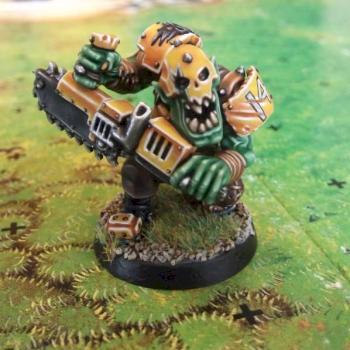 Ugroth Bolgrot Blood Bowl Starplayer with Chainsaw by Dino