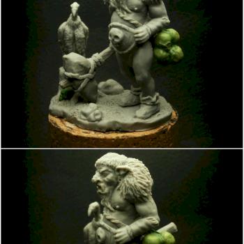 Troll figure 40mm by Stavros Zouliatis