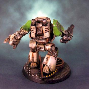 Space Marines Death Guard Contemptor Dreadnought by Home Of CadaveR