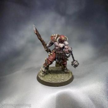 Warhammer Age of Sigmar - Khorne SlaughterPriest by Kronicpainting