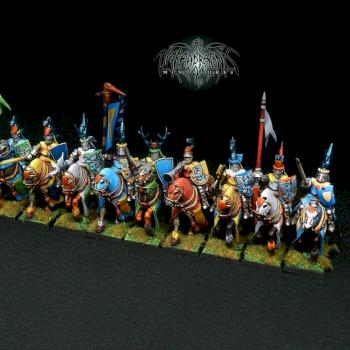 Bretonnian Kingdom knights by Umbra Draconis