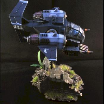 A Talon of Dark Angels Ravenwing Stormtalon by wacca