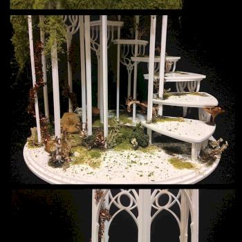 Green Elf Tower in greens by midass