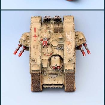 Dark Angels Deathwing Land Raider by lono