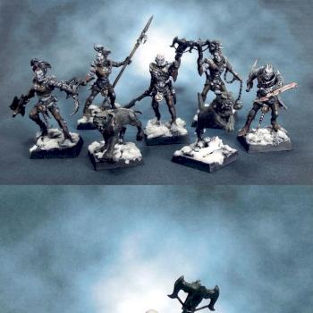 The Hounds of Naggarond; Dark Elf Shades by lilloser