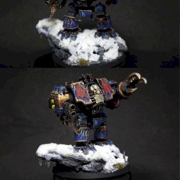 Chaos Space Marines Nightlord Dreadnought by Brovatar