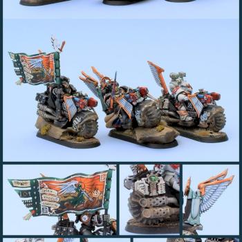 Dark Angels Ravenwing Command Squad by lono