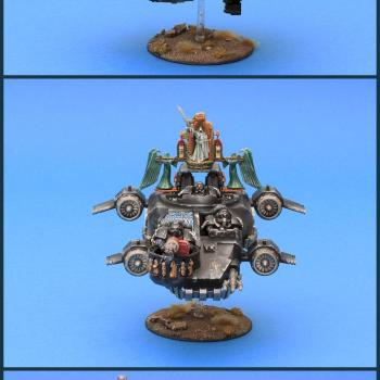 Dark Angels Ravenwing Land Speeder Darkshroud by lono