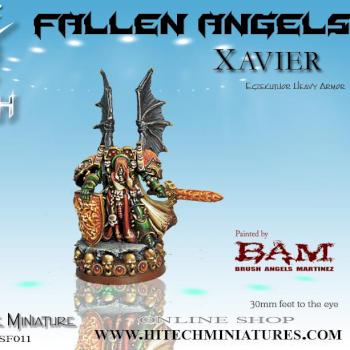 Fallen Archangel Xavier Hitech Miniatures by hitechminiatures2