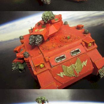 Blood Angels Ball Predator by izzy_40k_painting