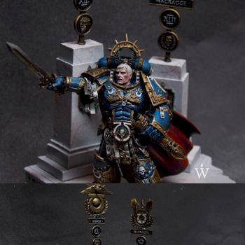 Roboute Guilliman Primarch of the Ultramarines by WarmasterPainting