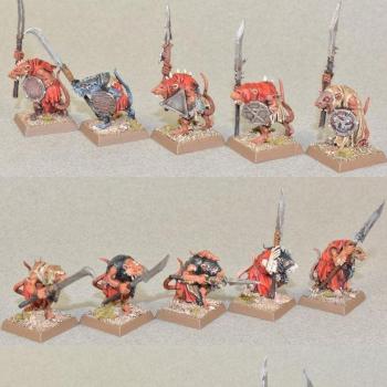 20 Clan Rats with Swords from Island of Blood by MrJim