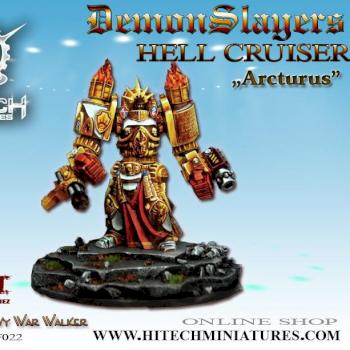 Hell Cruiser Arcturus Hitech Miniatures by hitechminiatures2