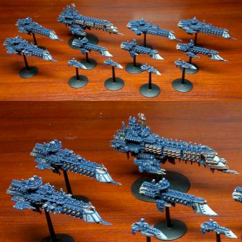 Battlefleet Gothic Imperial Fleet by sparrowhawk2k