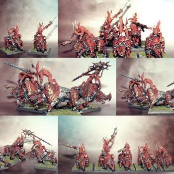 Bloodcrushers of Khorne by dtona