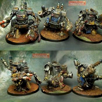 Orks Kill Kans Squad by Sunfalcon