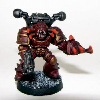 Khorne Berzerker Skull Champion by bobsacks