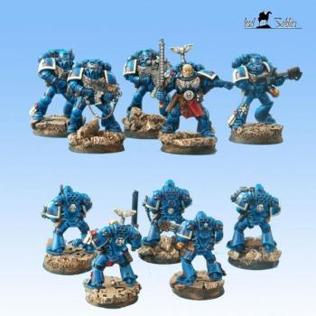 Ultramarine tactical squad by Rilian