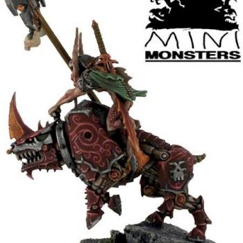 Daemons of Chaos Bloodcrusher of Khorne BSB on Juggernaut by dargo000