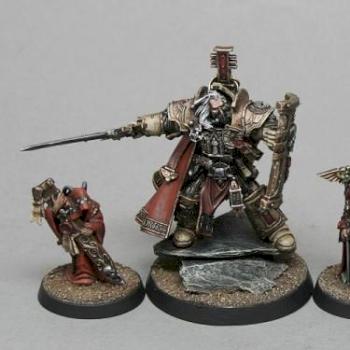 Forge World Inquisitor Rex and retinue by GriffinPainting