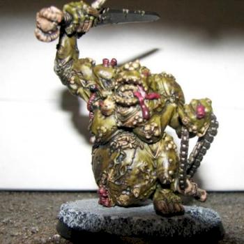 Warhammer Great Unclean One of Nurgle by bobsacks