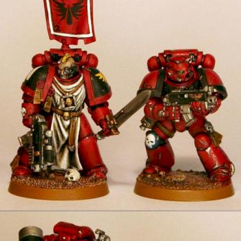 Actual Scale Blood Angels Space Marine Tactical Squad by Lamenter