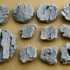 60mm-40mm-25mm bases EARTH CRACK by philydorf