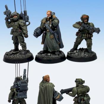 Forgeworld IMPERIAL GUARD CADIAN COMMAND HQ SQUAD, update by krom1415