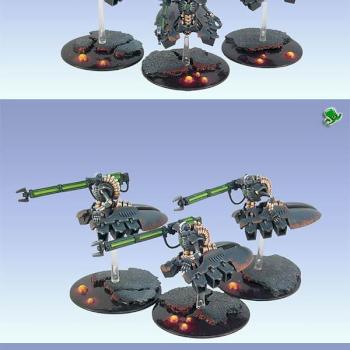 Necron Heavy Destroyer Unit by leprechaun studio