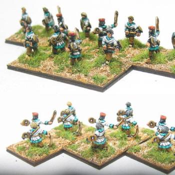 Warmaster Ancient (10mm) Late Romans Slingers 2 by legdba