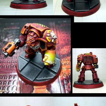 Blood Angel Terminator 03 (Space Hulk) by CaelynTek