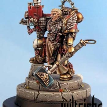 Captain Antonius Vicenzi of the 9th Blood Angel Company by Wiltrichs