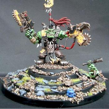 converted badmoonz warboss :) by bevvo