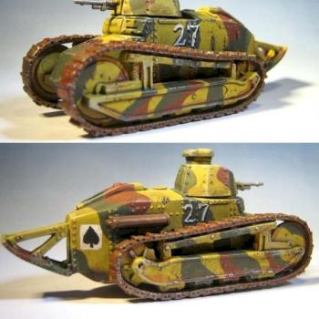 Great War: Renault FT-17 by goblinjester