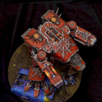 Chaos Warhound Titan (WordBearers legio) by BlindPR